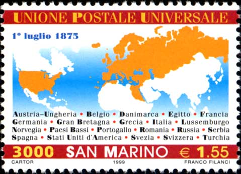 125° anniversario dellunione postale universale