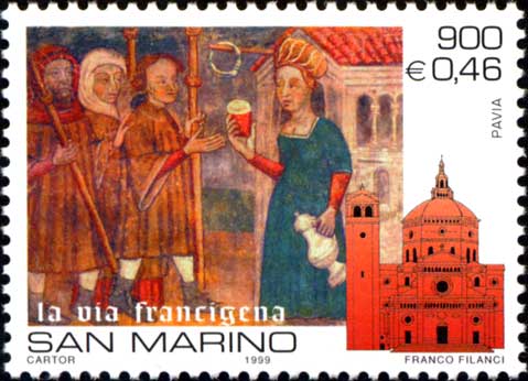 Giubileo del 2000 - Affresco e duomo di Pavia