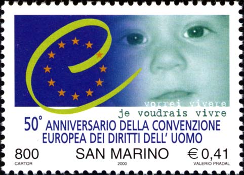 50° annivesario della convenzione europea dei diritti dell´uomo
