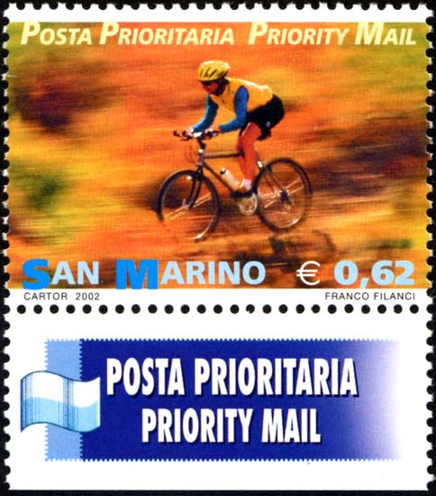 Posta prioritaria - Ciclista