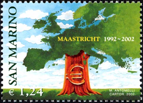 10° anniversario del trattato di Maastricht