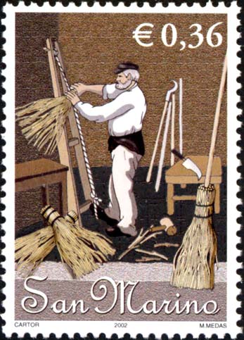 Antichi mestieri - Fabbricante di scope