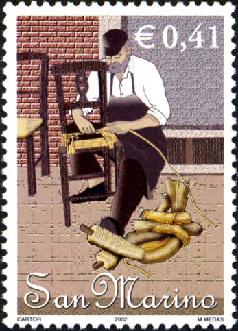 Antichi mestieri - Impagliatore