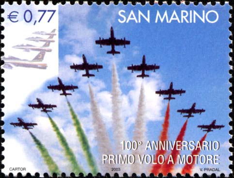 100° anniversario del primo volo a motore