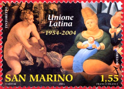 Unione latina - Arte, opera del Tintoretto e di Botero