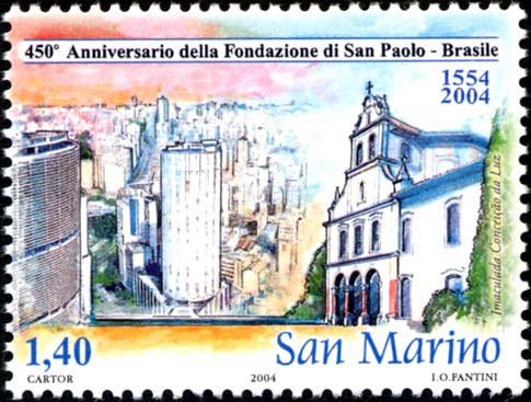 450° anniversario della fondazione di San Paolo del Brasile