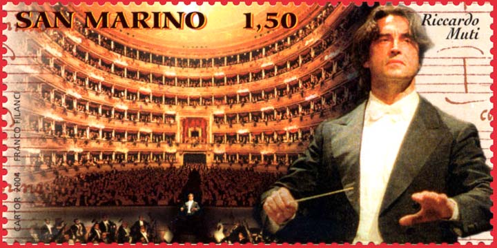Teatro alla Scala - Riccardo Muti e interno del teatro alla Scala