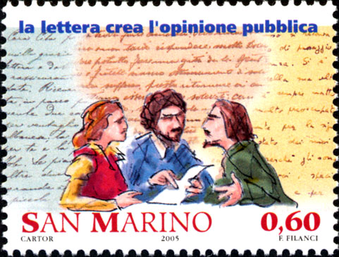 Storia della posta - La lettera crea l´opinione pubblica