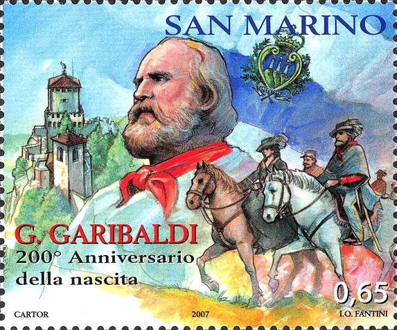 200° anniversario della nascita di Giuseppe Garibaldi