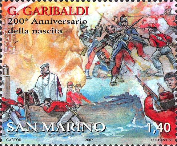 200° anniversario della nascita di Giuseppe Garibaldi