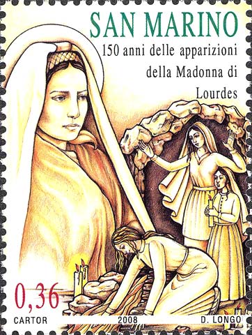 150° anniversario delle apparizioni della Madonna di Lourdes