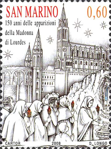 150° anniversario delle apparizioni della Madonna di Lourdes