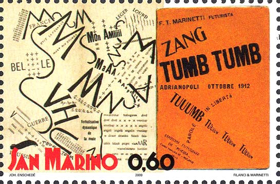 Futurismo - Zang tumb tumb, opera di F. Tommaso Marinetti