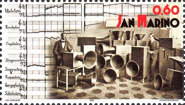 Futurismo - Risveglio di una città, opera di Luigi Russolo