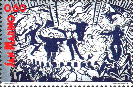 Futurismo - Serata futurista, opera di Umberto Boccioni