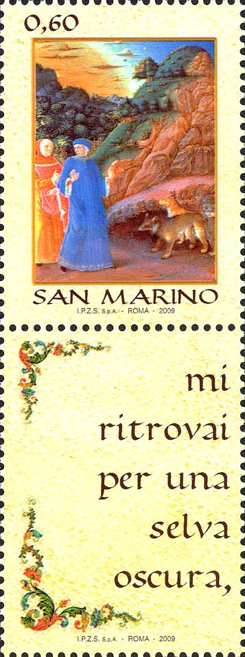 Italia 2009 - giornata della lingua italiana - Dante Alighieri e Virgilio
