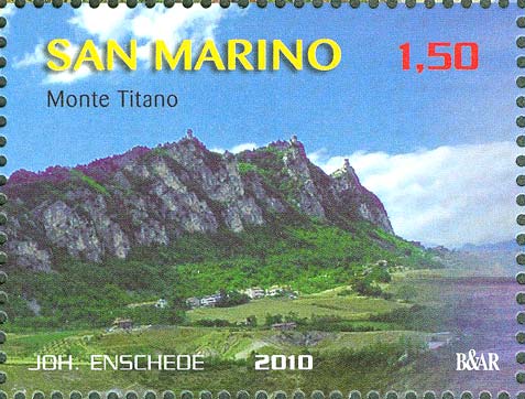 Emissione congiunta San Marino Gibilterra - Monte Titano