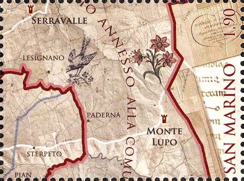 550° anniversario della determinazione dei confini tra San Marino e Italia