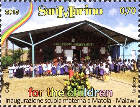 Inaugurazione della scuola materna a Matola, Malawi