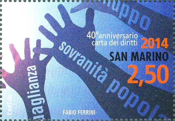 40° anniversario della dichiarazione dei diritti