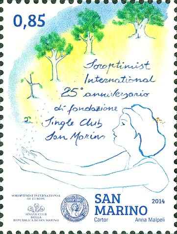 25° anniversario della fondazione del soroptimist international single club San Marino