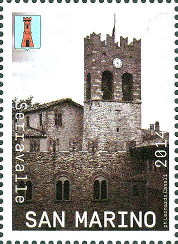 Castelli della repubblica di San Marino - Torre dell´orologio del castello di Serravalle