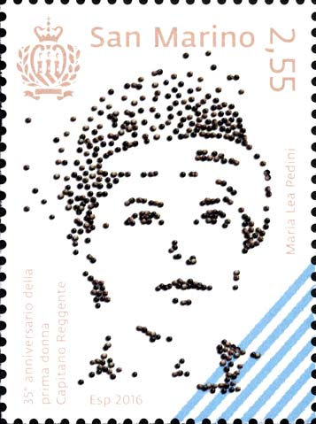 35° anniversario della prima donna Capitano Reggente