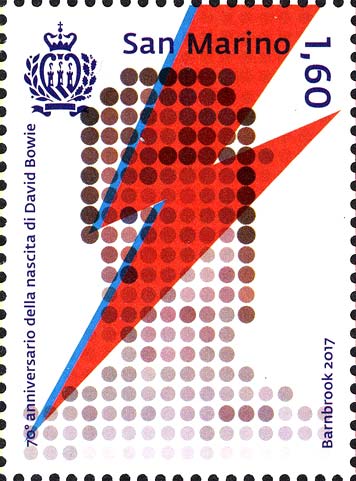 70° anniversario della nascita di David Bowie - Copertina dell´album Aladdin Sane