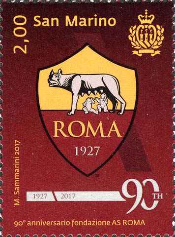 90° anniversario della fondazione dell´associazione sportiva Roma