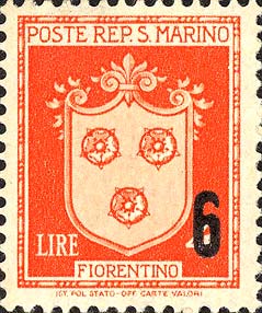Burgwappen, überdruckt - Fiorentino