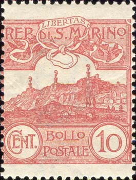 Veduta di San Marino