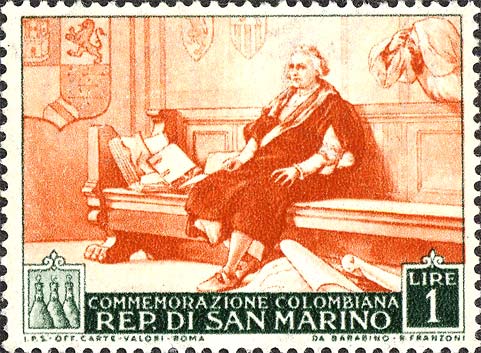 500. Jahrestag der Geburt von Christoph Kolumbus - Christoph Kolumbus in Salamanca