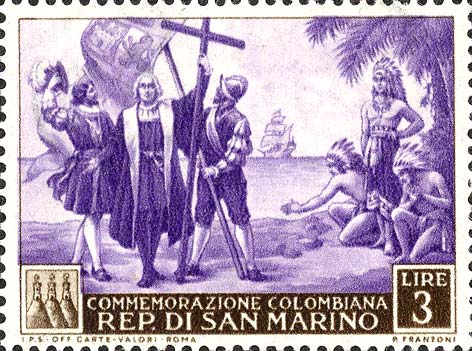 500. Jahrestag der Geburt von Christoph Kolumbus - Landung in San Salvador