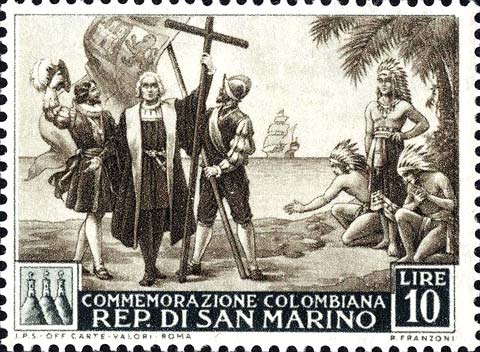 500. Jahrestag der Geburt von Christoph Kolumbus - Landung in San Salvador