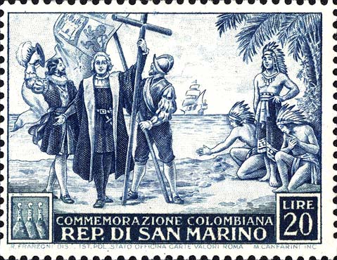 500. Jahrestag der Geburt von Christoph Kolumbus - Landung in San Salvador