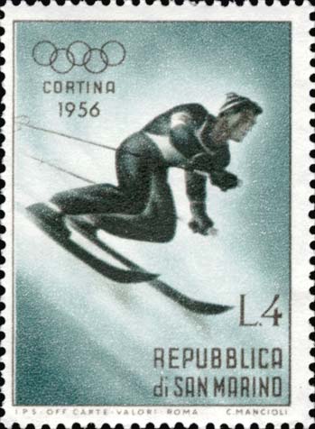 VII. Olympische Winterspiele in Cortina d´Ampezzo