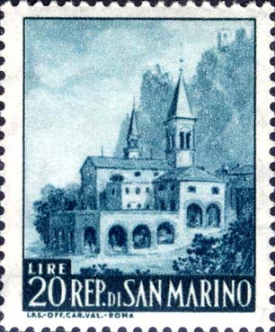 Ansichten von San Marino - Markt von Borgo Maggiore