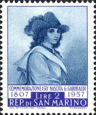 150. Jahrestag von Garibaldis Geburt - Anita Garibaldi