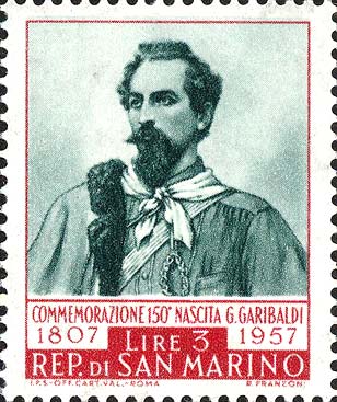 150. Jahrestag von Garibaldis Geburt - Francesco Nullo