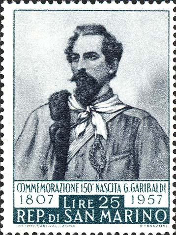 150. Jahrestag von Garibaldis Geburt - Francesco Nullo