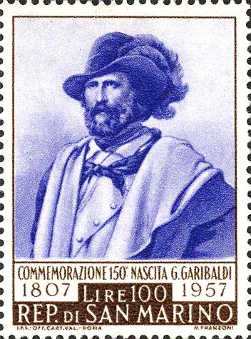 150. Jahrestag von Garibaldis Geburt - Giuseppe Garibaldi
