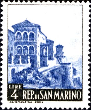 Ansichten von San Marino - Stadttor