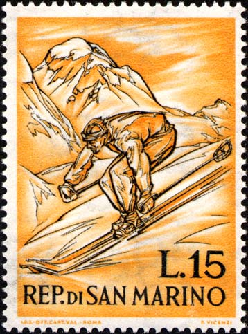 Bergsteigersport - Skifahrer