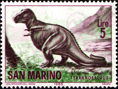 prähistorische Tiere - Tyrannosaurus