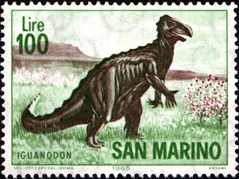 prähistorische Tiere - Iguanodon