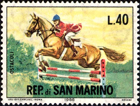 Pferderennen - Hindernisparcours