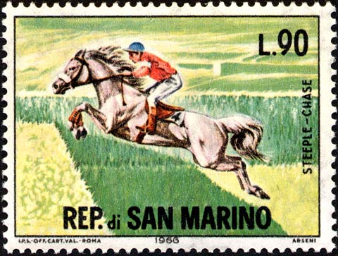 Pferderennen - Hindernislauf