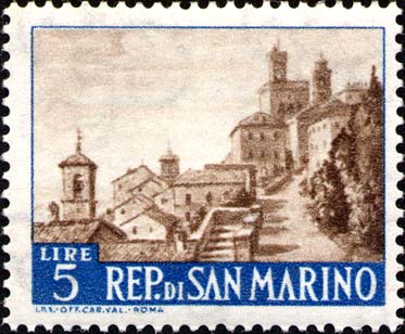 Ansichten von San Marino - Krankenhausallee