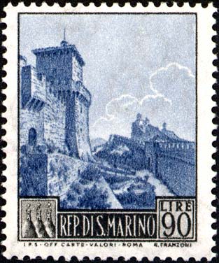 Ansichten von San Marino - Guaita - Turm
