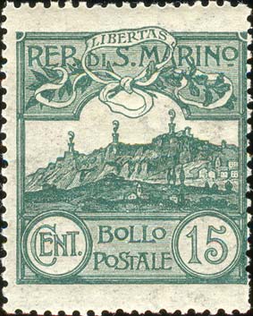 Abbildung oder Ansicht von San Marino, neue Farben